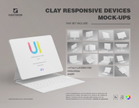 CLAY RESPONSIVE DEVICES MOCK-UPS