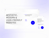UI/UX Designer's Portfolio Website