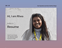 Rhea Joseph | Resume