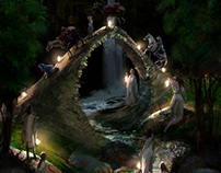 Hobbit: Entrance to Rivendale