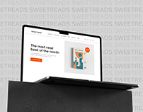 Sweet Reads online bookshop UX/UI design concept