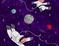 Space Kids | kidslit illustration