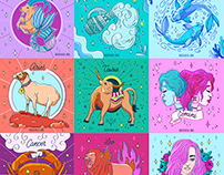 Horoscopes - Illustration Project