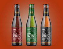 Beer Bottles Mockups PSD