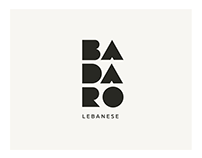 Badaro - Mediterranean fast casual restaurant branding