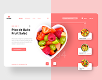 Fruit Delight Webpage Concept
