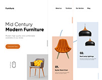 Mordern Furniture Website Front UI