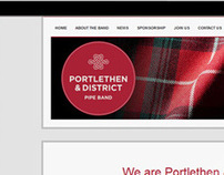 Portlethen & Disrict Pipe Band website