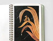 Mossery Personalized Watercolor Sketchbook