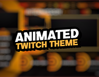 Animated Clean Twitch Layout Theme