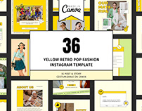 Free Retro Fashion Instagram Post Template