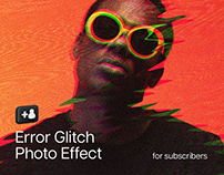 Error Glitch Photo Effect