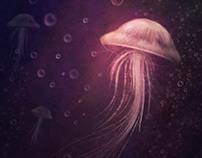 Jellyfish by unikatdesign Digital Painting, Procreate