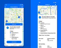 Truck Delivery | Mobile App UI/UX, 2020