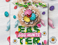 Easter Egg Hunts Flyer Template