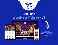 Pek Food WordPress Website V2