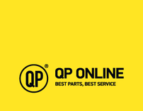 Website for QP Online, Auto Parts Сompany