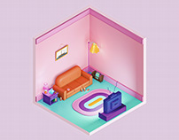 The Simpsons Living Room — The Rooms Project