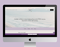 Website design for yoga, counseling, & wellness center