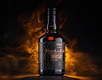 Blended Scotch Label Design - Back to Black