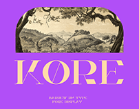 Kore - Display Typeface