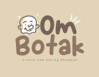Om Botak free font for commercial use