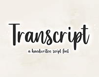 Transcript - Free Font