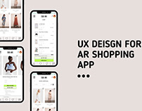 UX designer & researcher for AR Shopping App