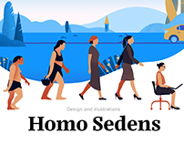 Homo Sedens / Servier
