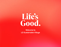 LG Sustainable Village QR Promotion Mobile Web