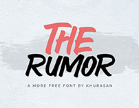 The Rumor Brush Font