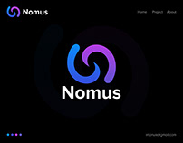 Nomus Logo Design-Modern N Logo-N Logo-Startup Logo
