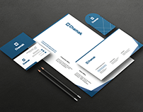 Envelope, Letterhead, Business Card and Tag Design