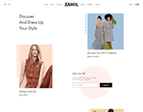 Fashion website - A Minimal online store