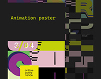 Animation poster for conference