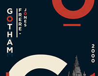 Gotham Typeface - Typo poster
