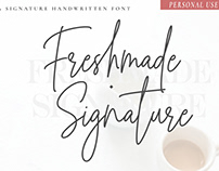 Freshmade Signature Font
