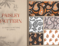 Vector Paisley patterns