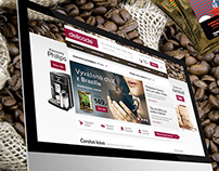 Coffee shop webdesign