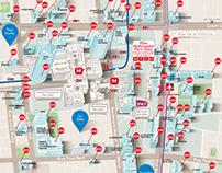 JLL / Map design with buildings