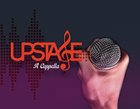 Upstage A Cappella - Logo Design / Bussines Card