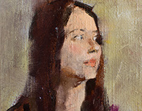 Woman portrait. Study. 2014.