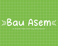 Bau Asem free font for commercial use