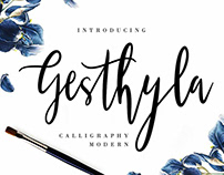 Gesthyla Calligraphy Font