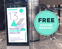 Poster mock-up - free poster graphic