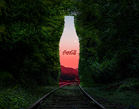 Coca-Cola advertising poster