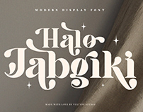 Jabgiki - Bold Serif Font