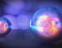 3D Motion Demonstration - Crystal orbs