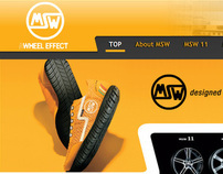 MSW Wheels Japan - Flash Website