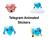 20 Telegram Stickers Crystal